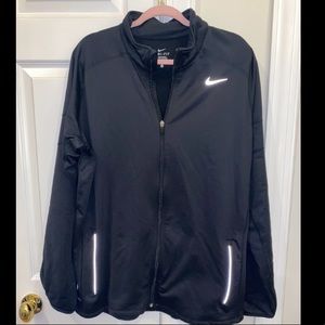 Nike Mens Dri-Fit Jacket Black XL Full Zip